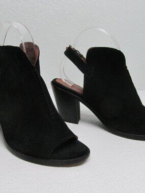 Frye Courtney Slingback Sandal Black Leather Women’s size 8